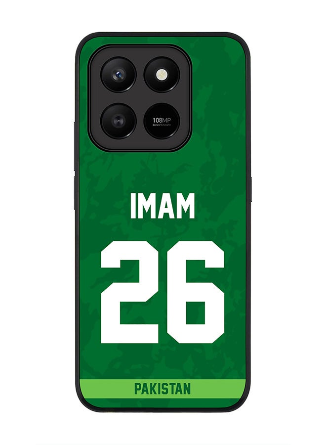 For Honor X7d 4G / X7d 5G / 400 Smart Case,Slim fit Camera Protection, Shockproof Thin Phone cover  - Pakistan ImamulHaq, Jersey No 26